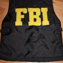 Halloween-/Faschings-Kostüm:  „FBI“-Weste 3€